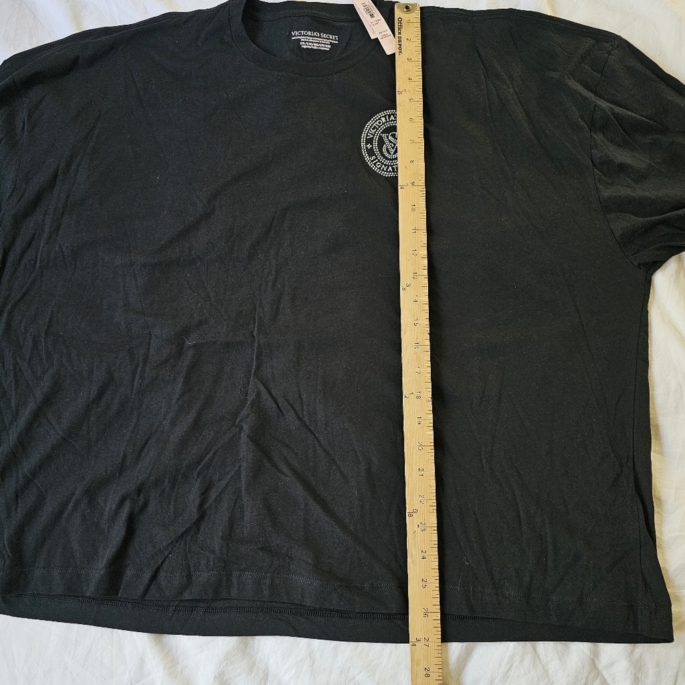 Victoria's Secret Black Long Sleeve Relaxed Pajama Top - Picture 4 of 7